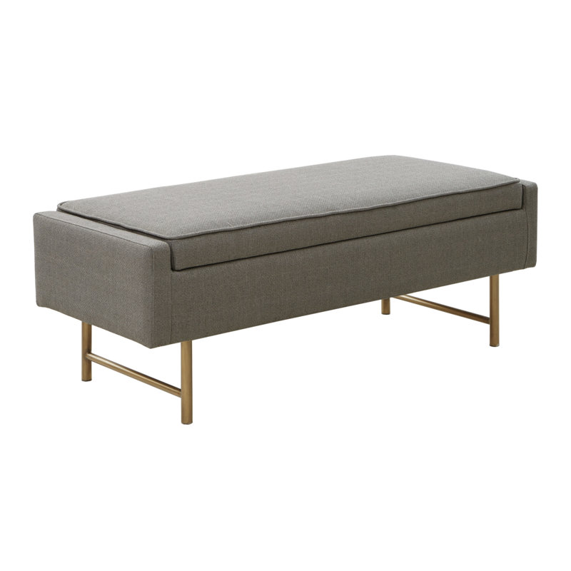 Brayden Studio® Faucett Upholstered Flip Top Storage Bench & Reviews Wayfair